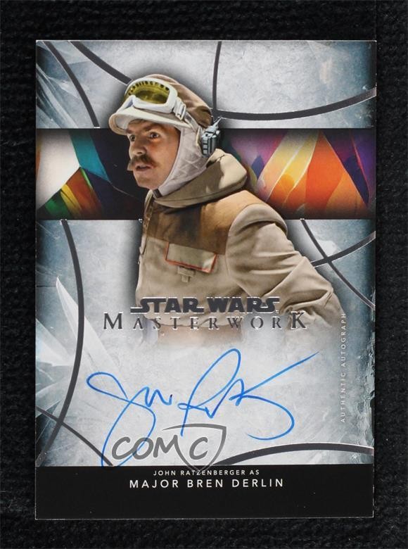 2024 Topps Star Wars Masterwork John Ratzenberger as Major Bren Derlin Auto 1co7