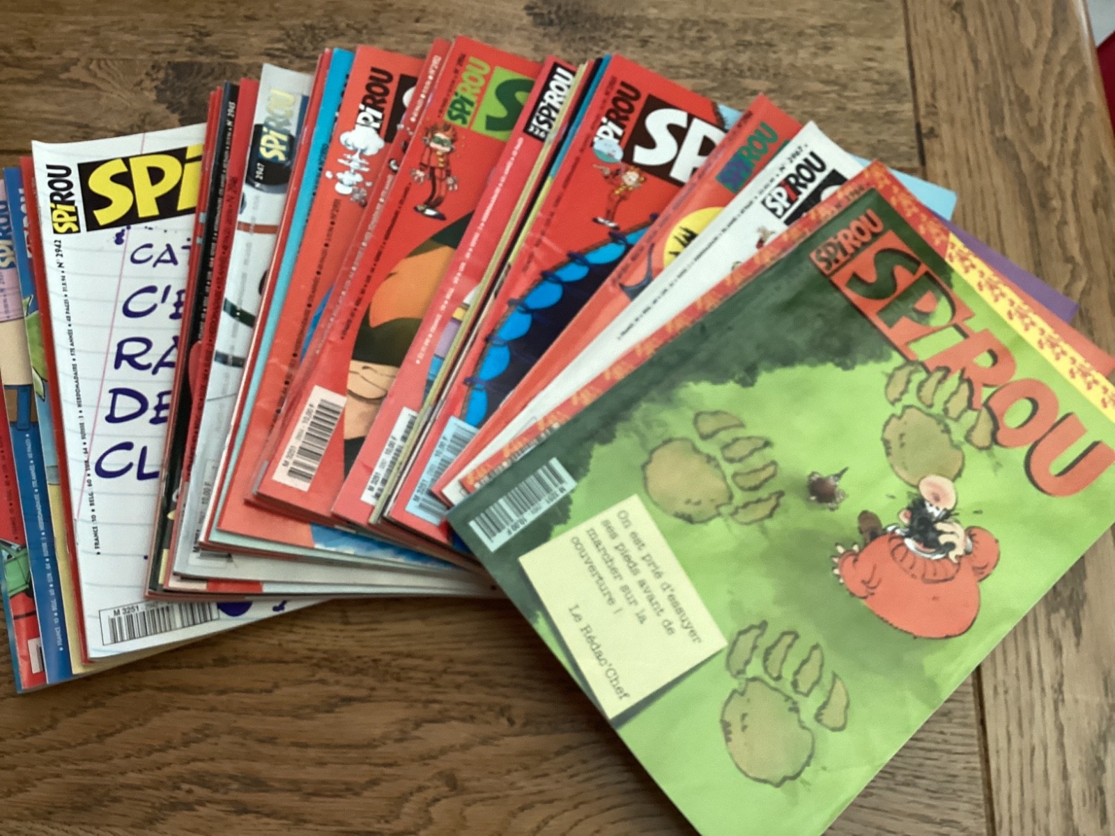 Lot de 30 revues Spirou 1994-1995