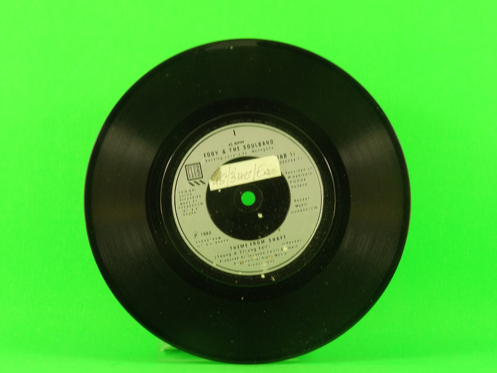 EDDY & THE SOULBAND THEME FROM SHAFT (plain sleeve) (137) 7" CLUB
