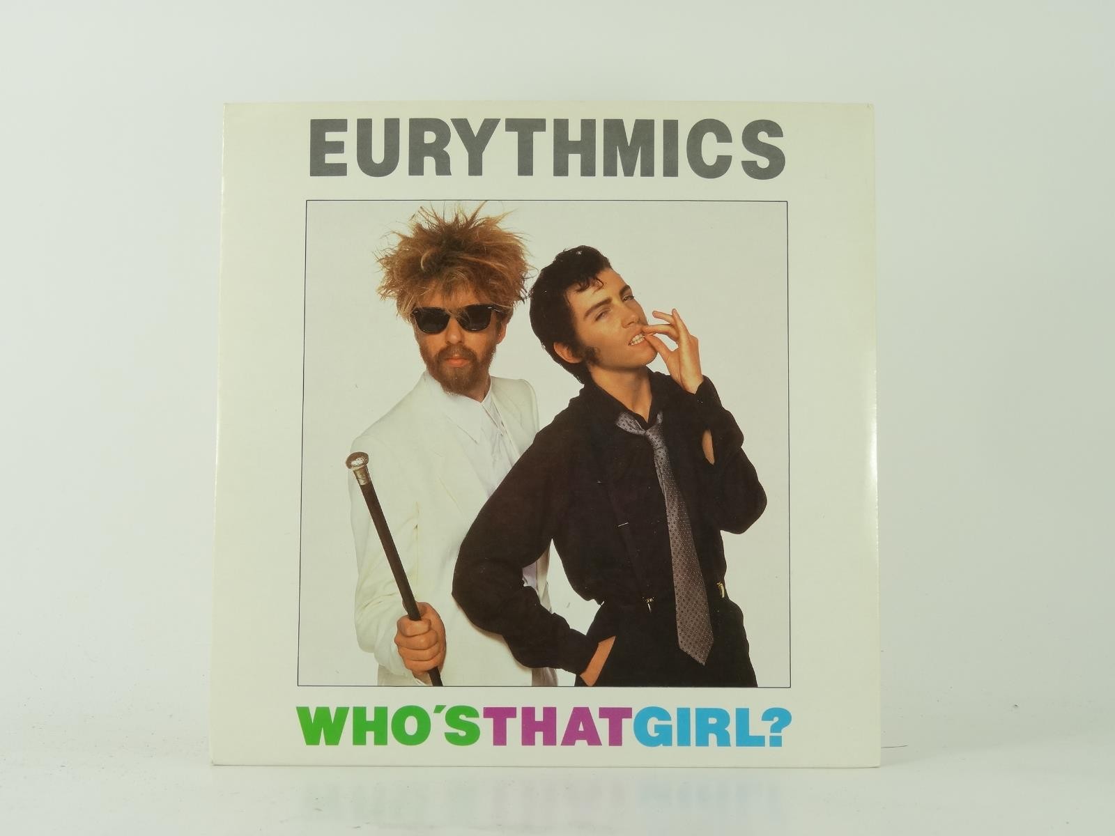 EURYTHMICS WHO'S THAT GIRL? (2) (10) 2 Track 7" Single including Picture Sleeve 