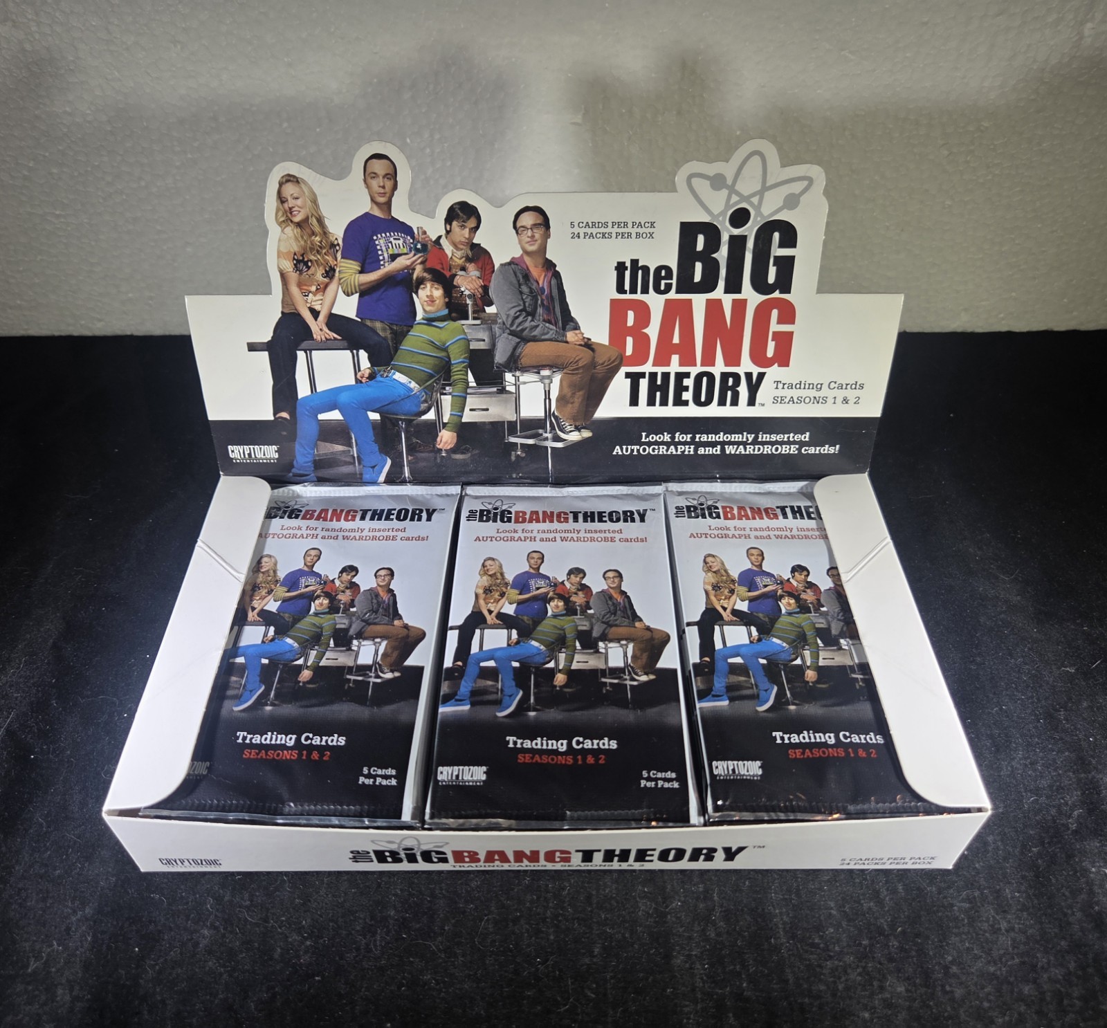 Big Bang Theory Stagioni 1 e 2 - Scatola aperta da 22 confezioni sigillate + carta promo P1