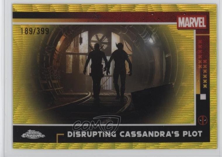2025 Chrome Deadpool Multiverse and More Yellow Wave Refractor Wolverine 9et