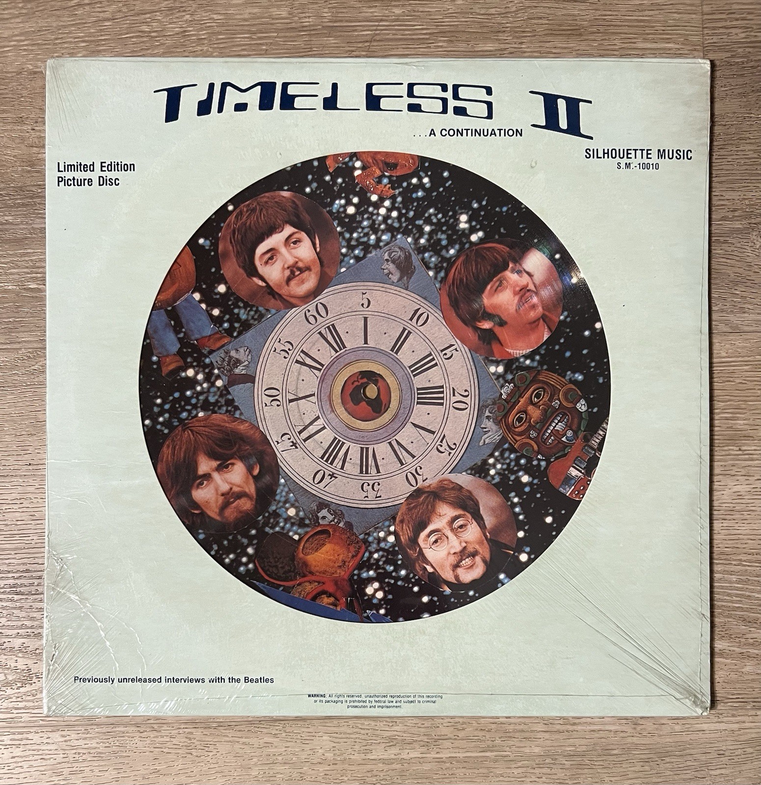 Beatles Picture Disc Timeless II 12 Inch SEALED