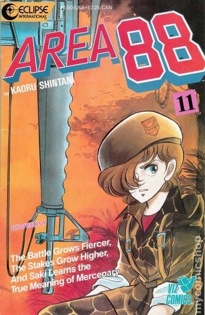 Area 88 #11 VG 1987 Immagine Stock Basso Grado