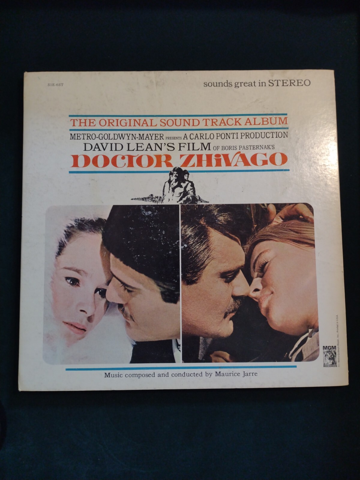 Doctor Zhivago Original Sound Track Album (vinyl LP 1965) MGM Records S1E-6ST