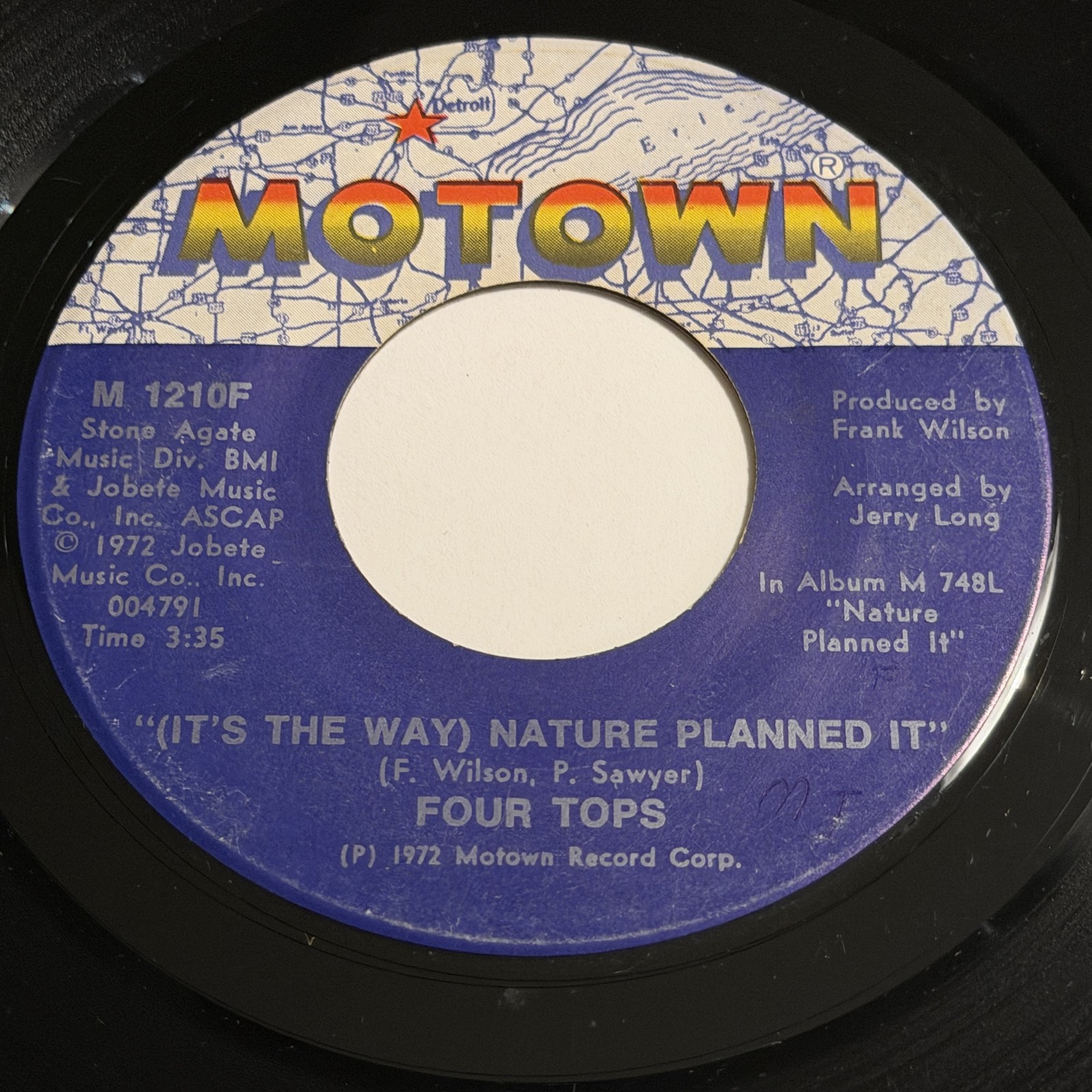 Four Tops: (It's The Way) Nature Planned It / I'll Never 45 - Motown - Soul