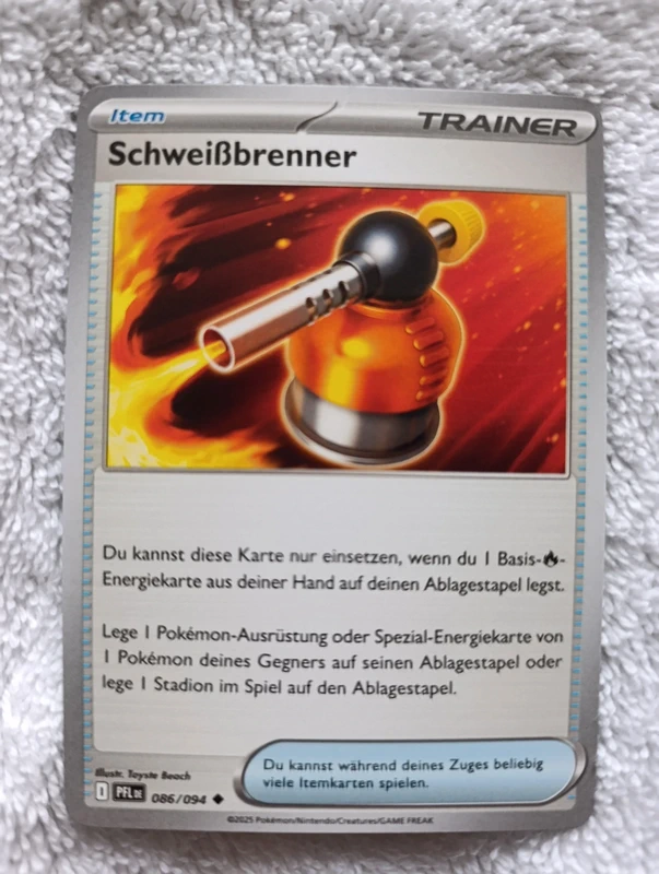 Pokémon Karte Schweißbrenner Einzelkarte Sammelkarte