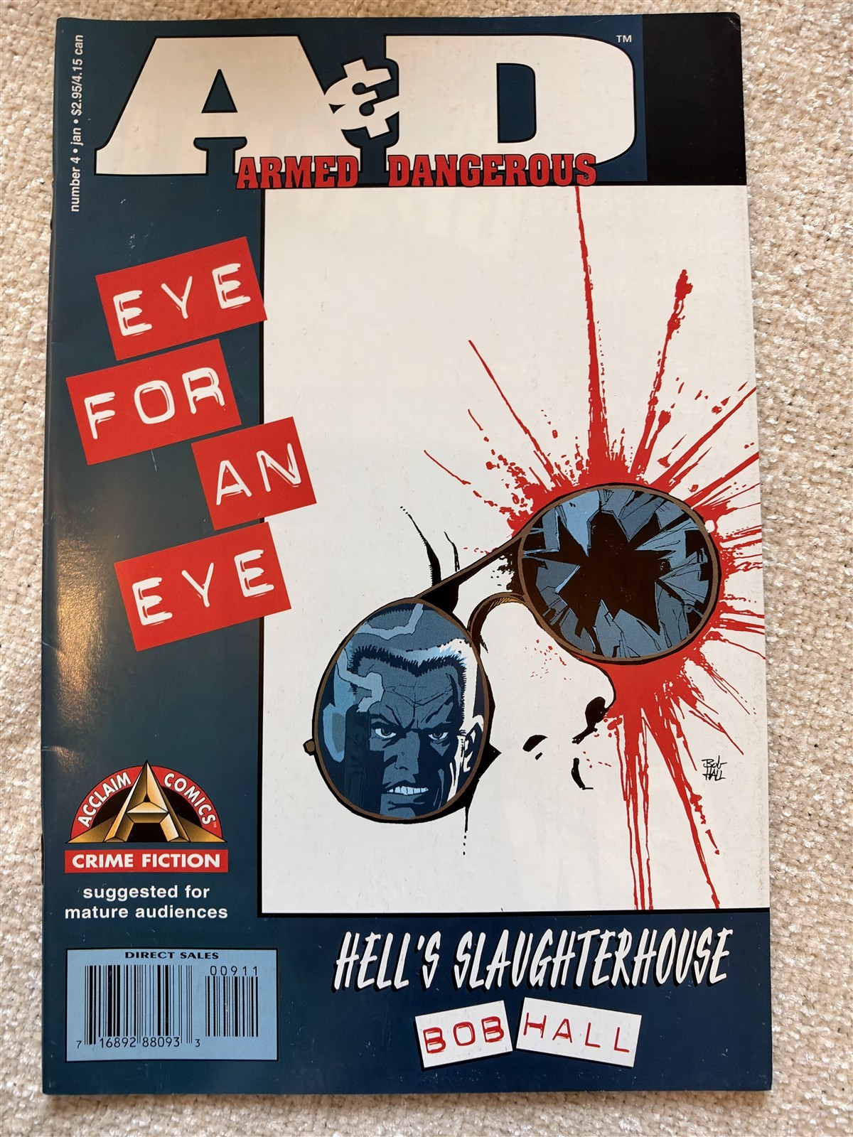 ARMED & DANGEROUS : HELL'S SLAUGHTERHOUSE #4 Acclaim Comics 1996 NM