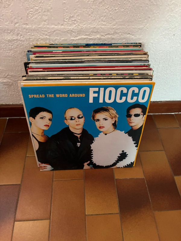 Lot de 65 disques vinyles maxi 45 tours en tbe