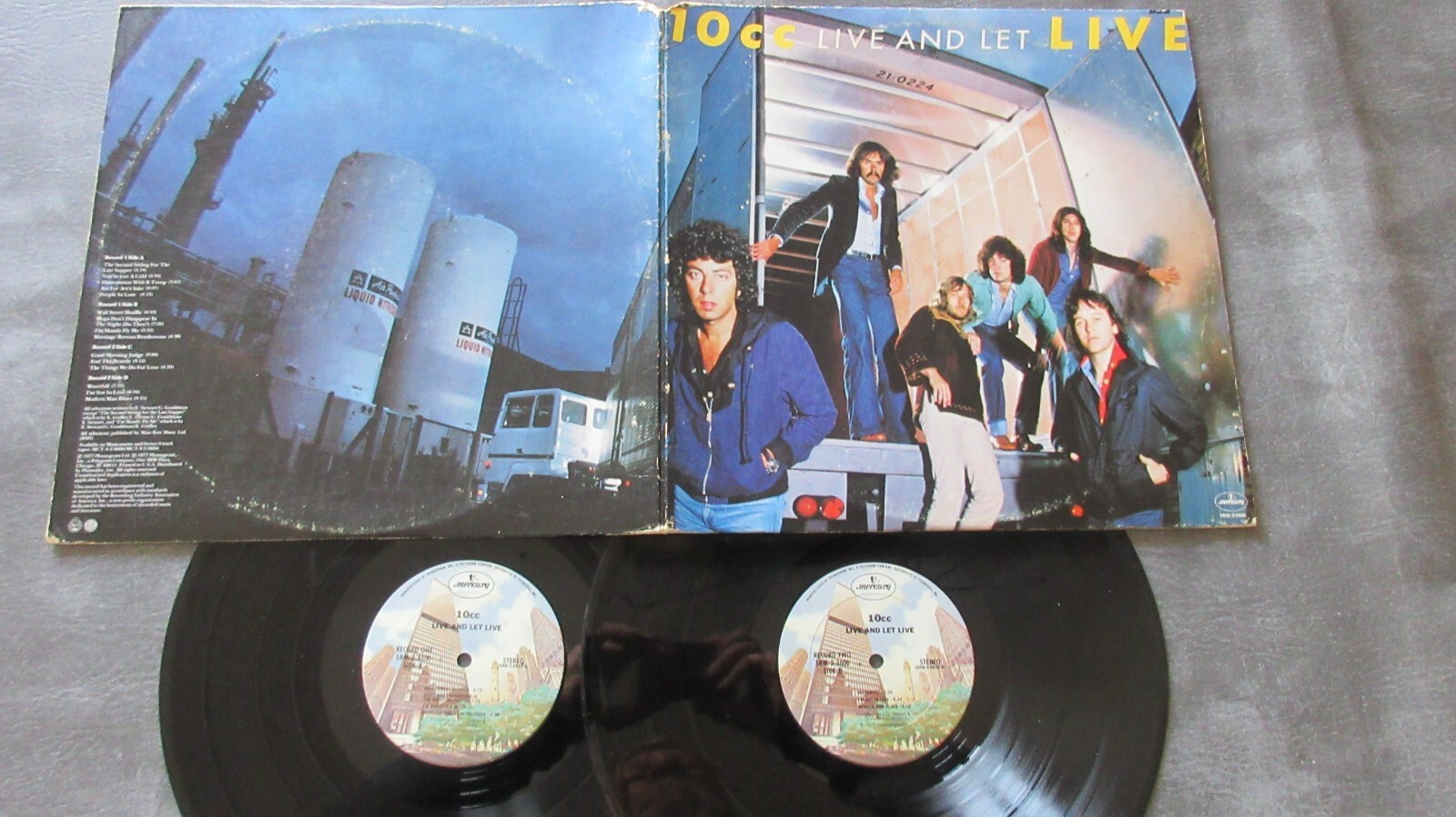 10cc Live and Let Live 2xLP 1977 **VG/NEAR MINT x2 **GF**
