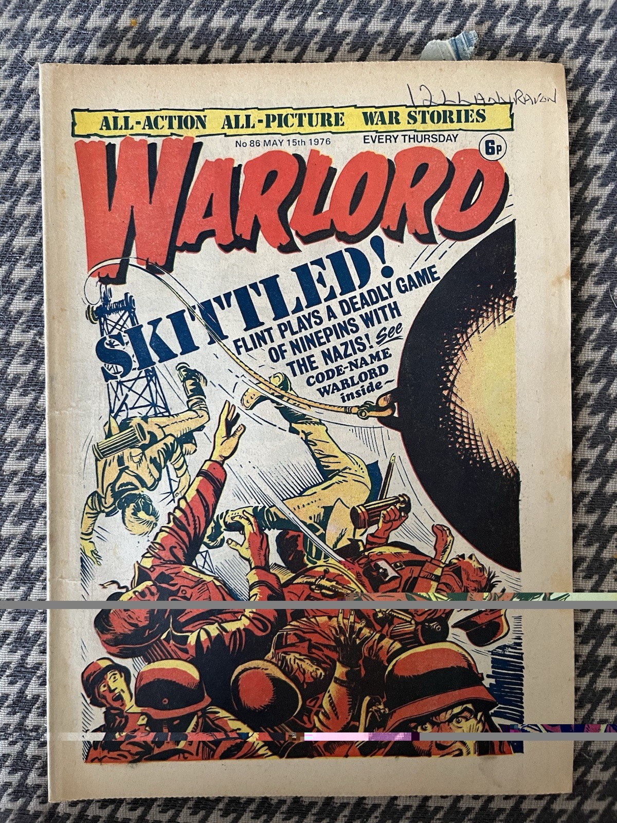 Warlord Comic No# 86 May 15th 1976 FN