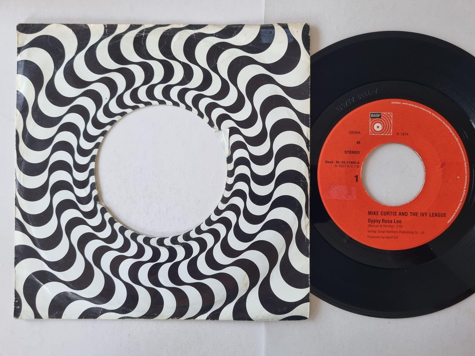 Mike Curtis And The Ivy League - Gypsy Rosa Lee 7'' Vinyl Germany
