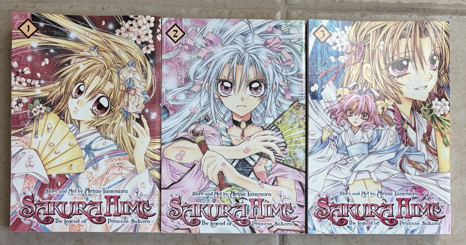 Sakura Hime Legend of Princess Sakura Manga Vol 1-3 Arina Tanemura Viz