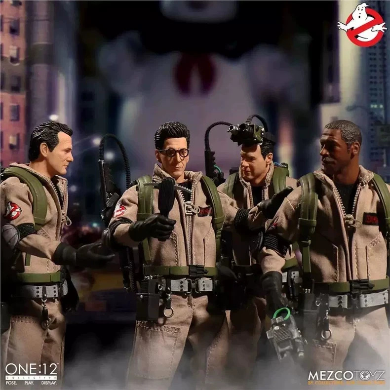 Mezco 1/12 Ghostbusters Egon Spengler Peter Venkman Ray Stantz Winston Zeddemore