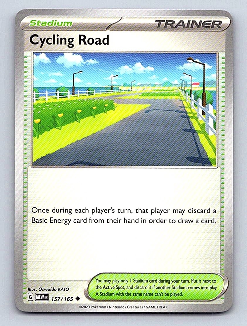 Ciclismo Strada 157/165 Non Comune 151 Pokemon Quasi Nuovo