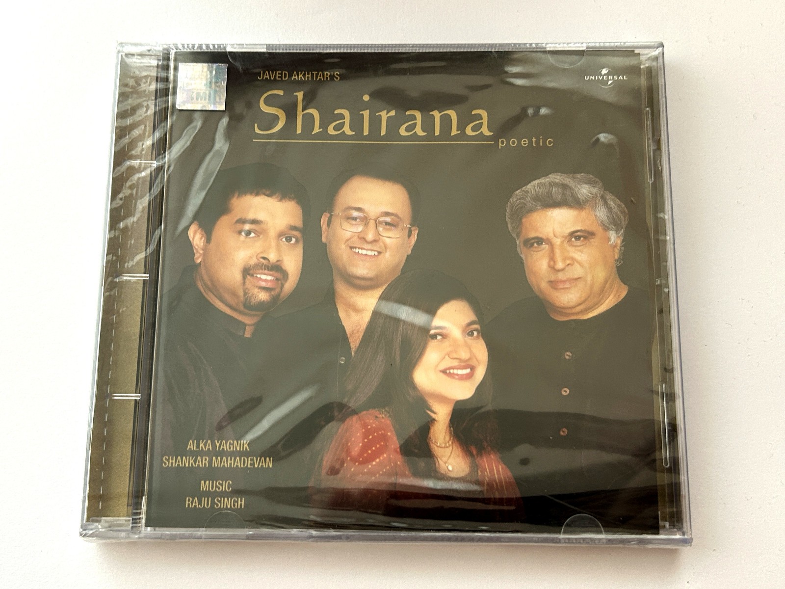 Javed Akhtar's Shairana Poetic (CD 2003) Alka Yagnik Shankar Mahadevan NEW