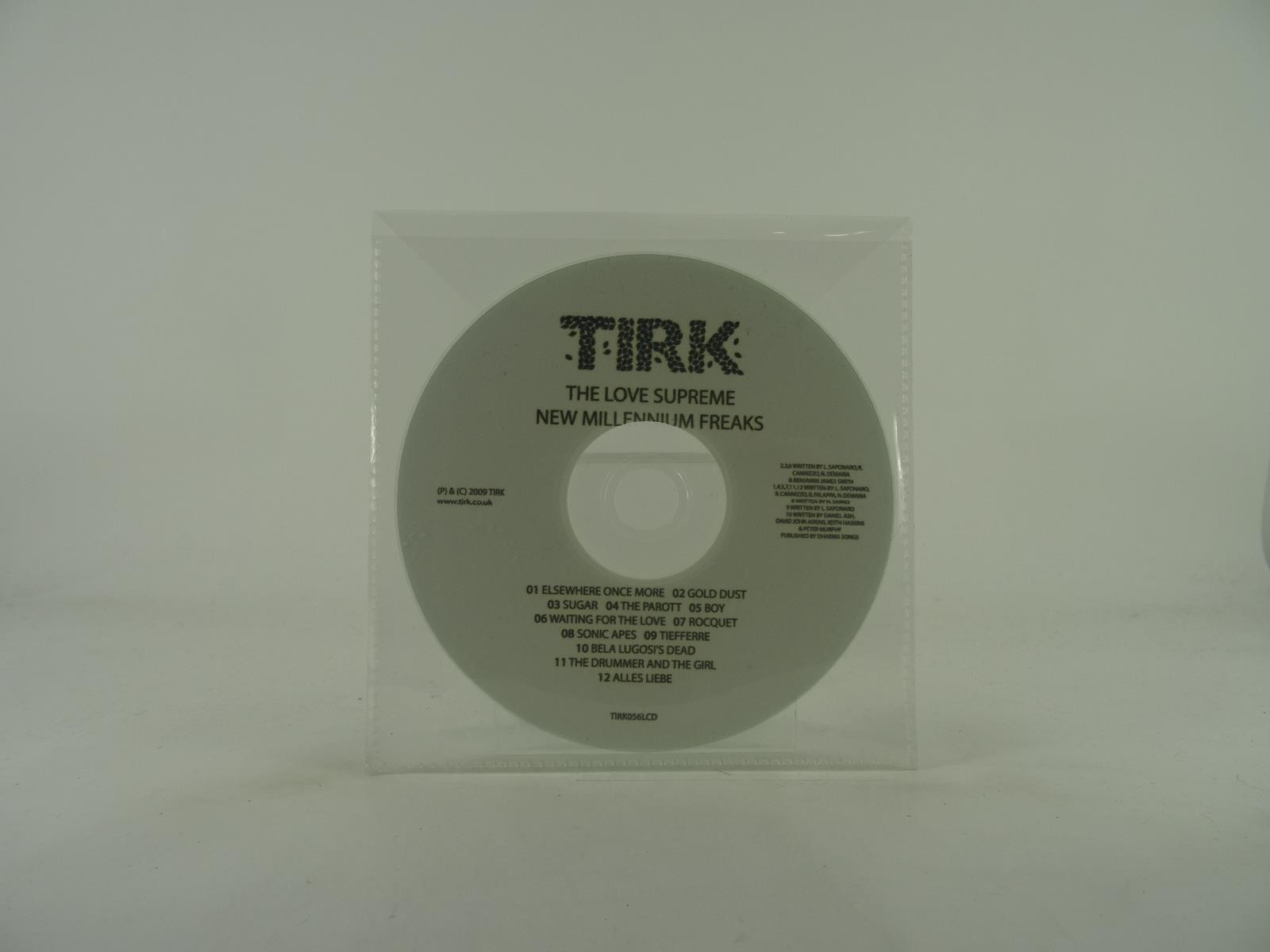 TIRK THE LOVE SUPREME NEW MILLENNIUM FREAKS (316) 12 Track Promo CD Album includ