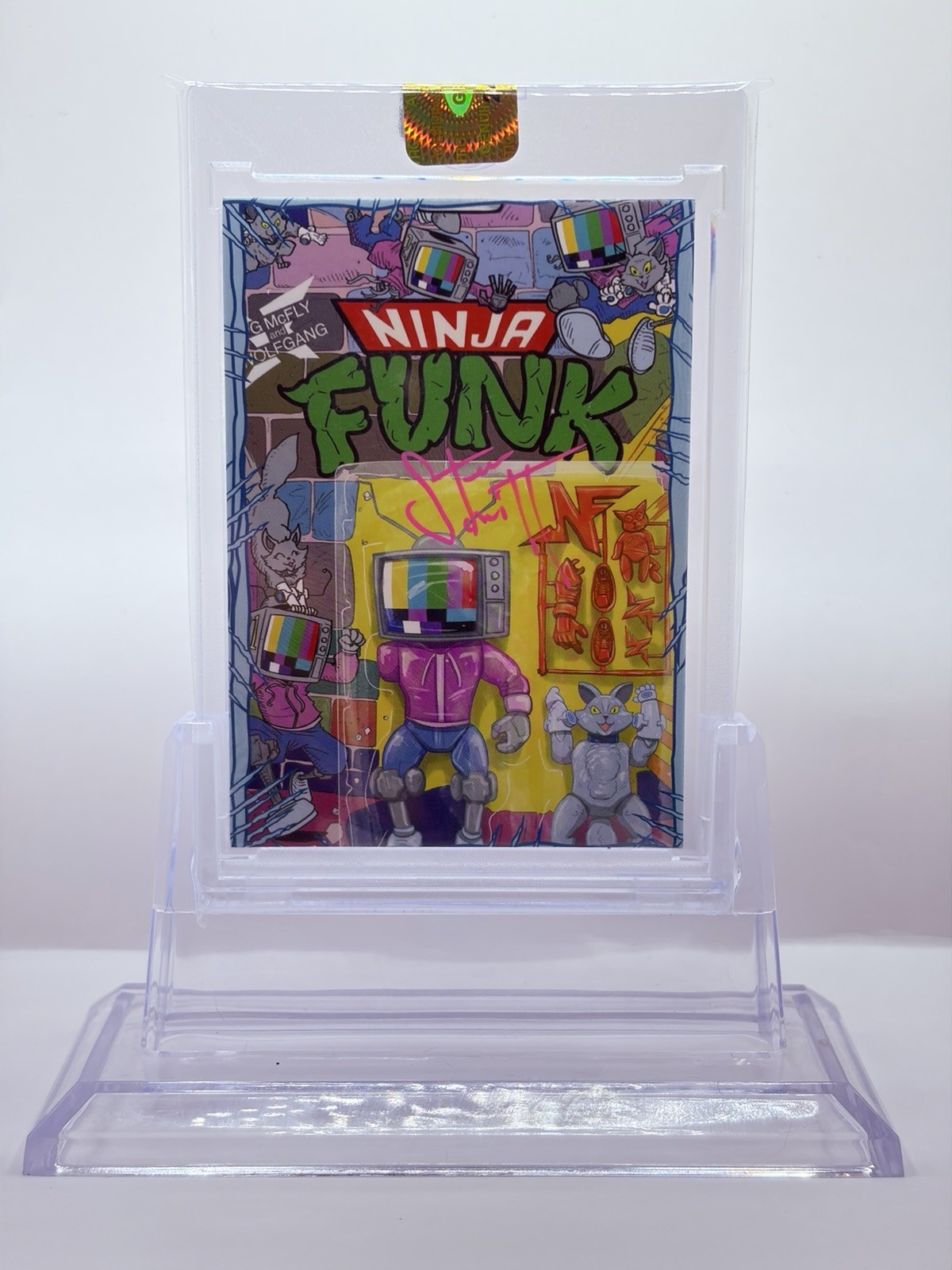 Carta Ninja Funk The Covers 2022 firmata da Steve Schuitt cosa non esclusiva auto