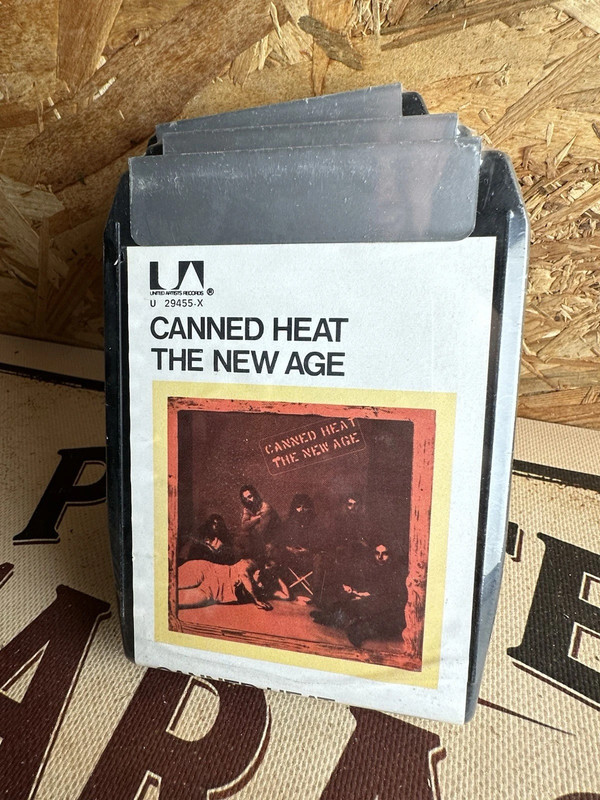NOS K7 cassette 8 pistes canned heat the new âge autoradio voxon