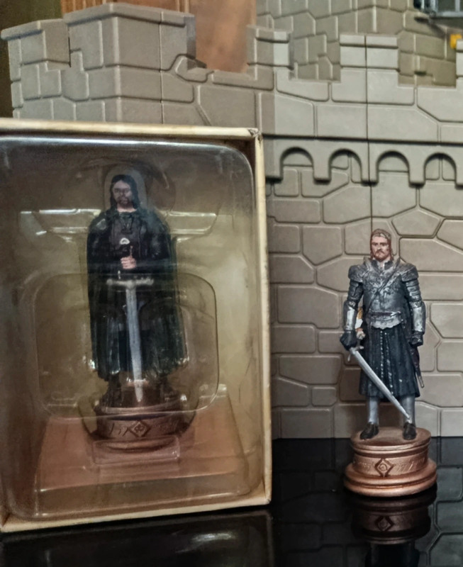 Lot 2 pièces d'échecs eaglemoss seigneur des anneaux set 3