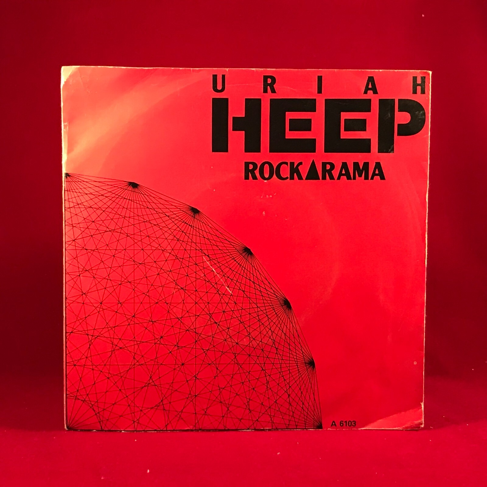 URIAH HEEP Rockarama 1985 UK 7" vinyl single, b/w Backstage Girl. A6103