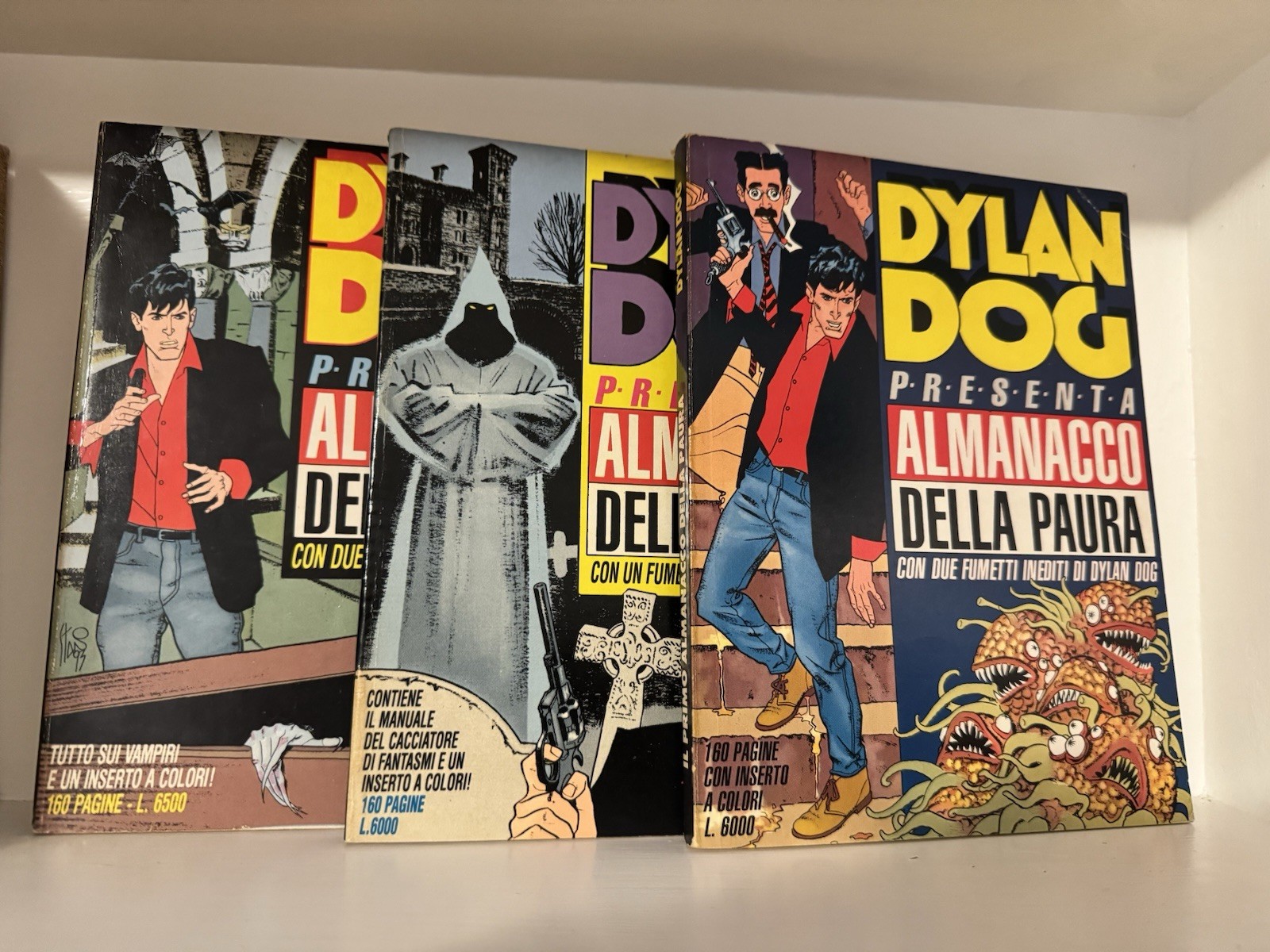 Dylan Dog - Lotto primi 3 Almanacchi della Paura (1991-1993)