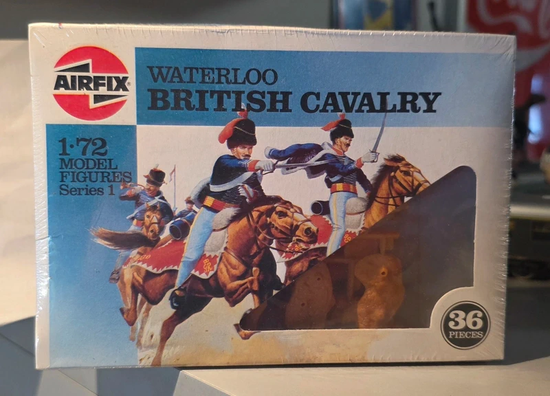 Soldatini Airfix 1 72 Waterloo British Cavalry sigillato