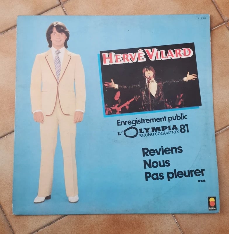 Hervé Vilard – Enregistrement Public - L'Olympia 81. Disque vinyl 33t