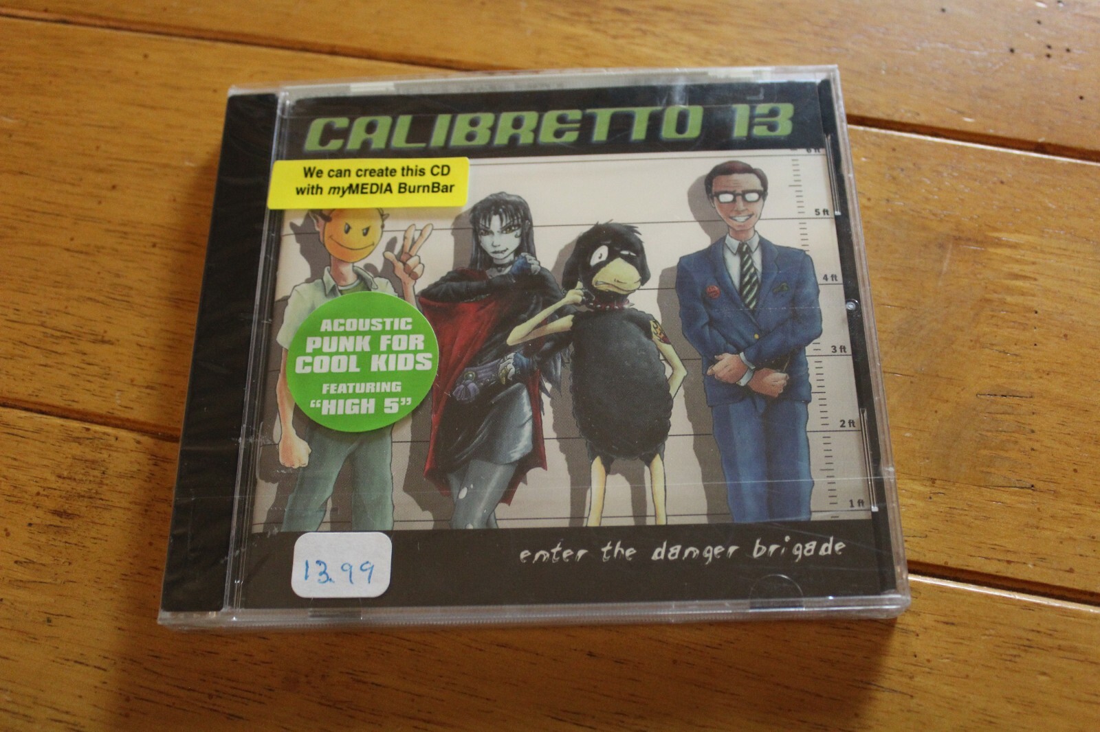CALIBRETTO 13 - ENTER THE DANGER BRIGADE CD [NEW SEALED]