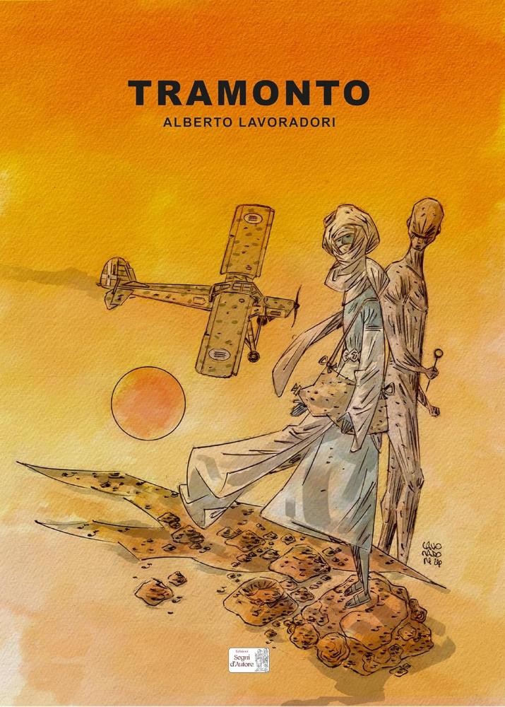 Alberto Lavoradori TRAMONTO Segni d'Autore
