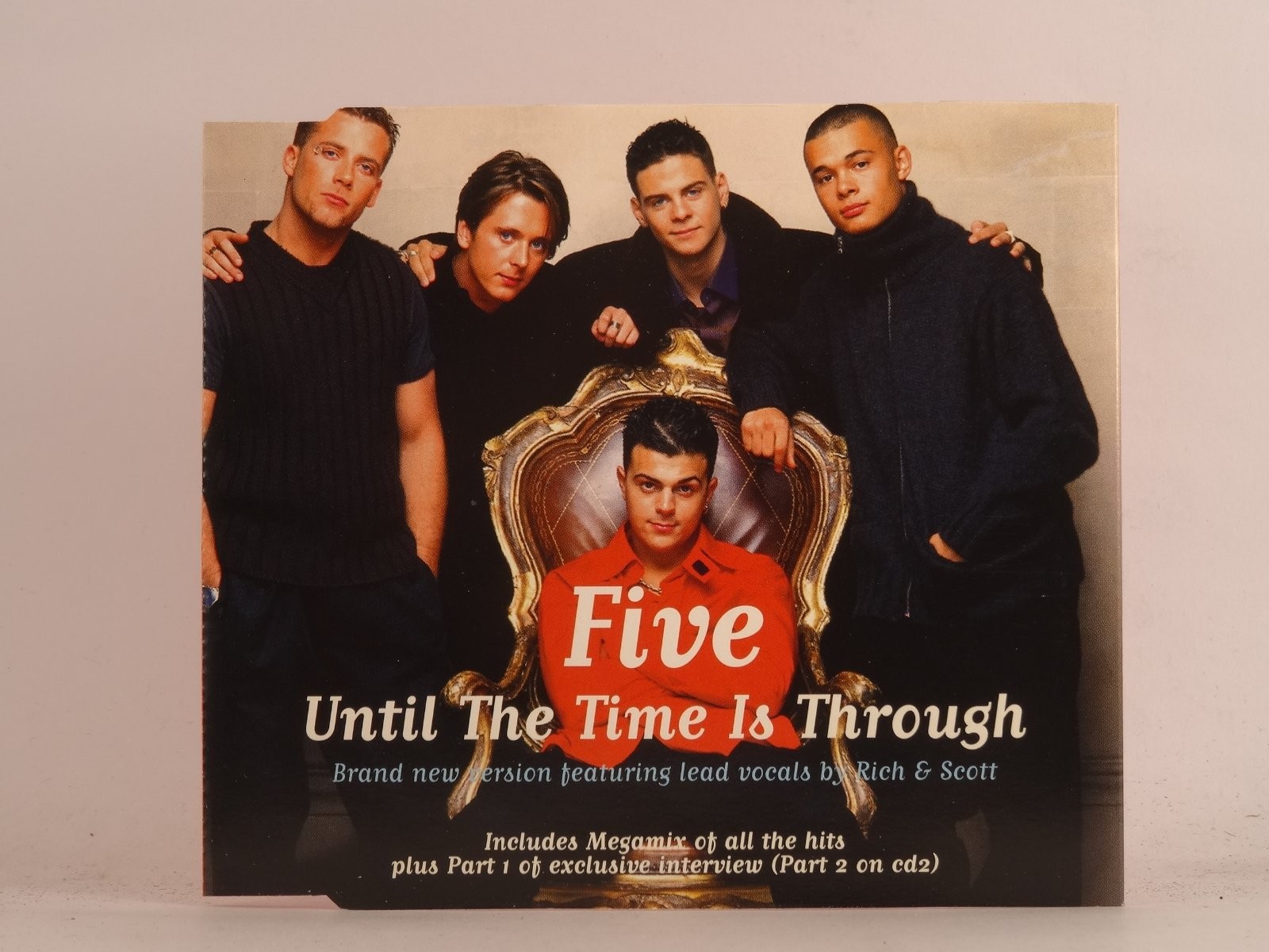 FIVE UNTIL THE TIME IS THROUGH (CD 1) (B35) 3 Track CD Single including Picture 