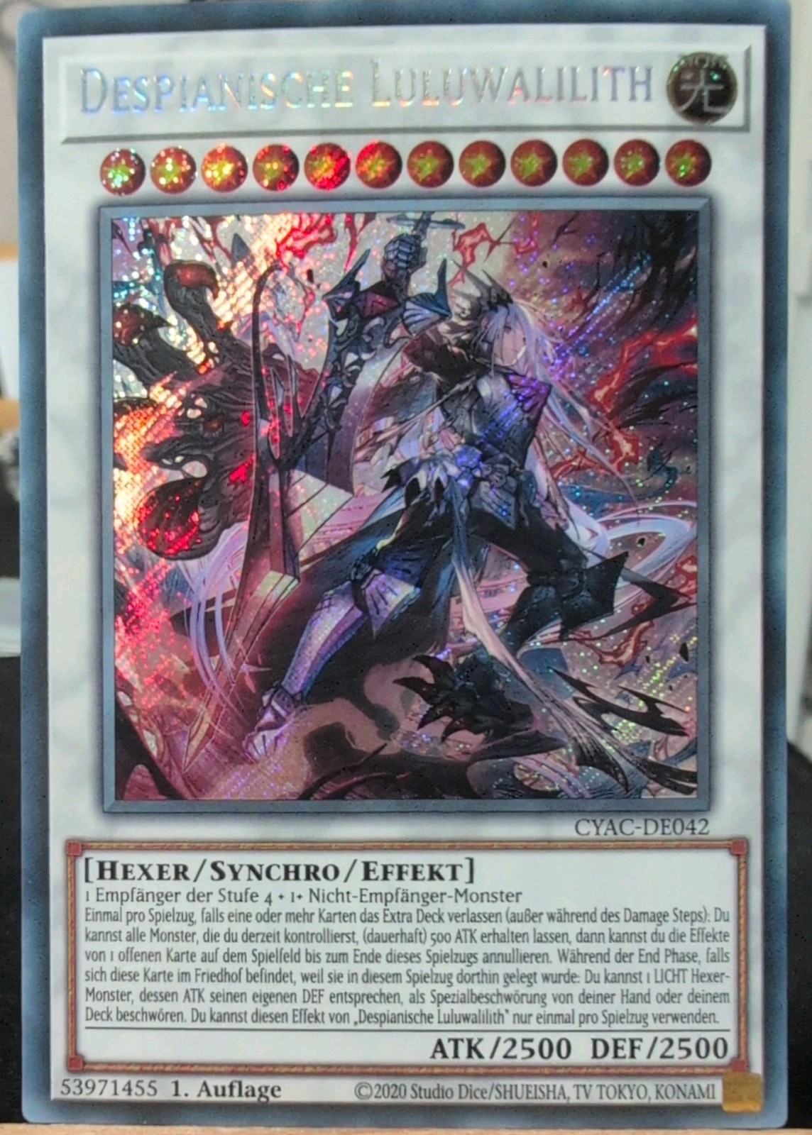 DESPIANISCHE LULUWALILITH - CYAC-DE042 Secret Rare / 1. Aufl NM (Branded Synchro