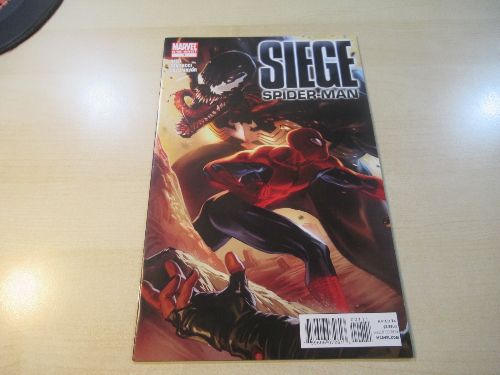 SIEGE SPIDER-MAN #1 HIGH GRADE SWEET SPIDEY VENOM COVER SUBMIT THIS COMIC!