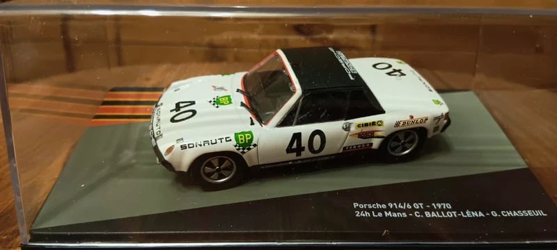 Modello Porsche 914 GT scala 1:43 perfetto in teca