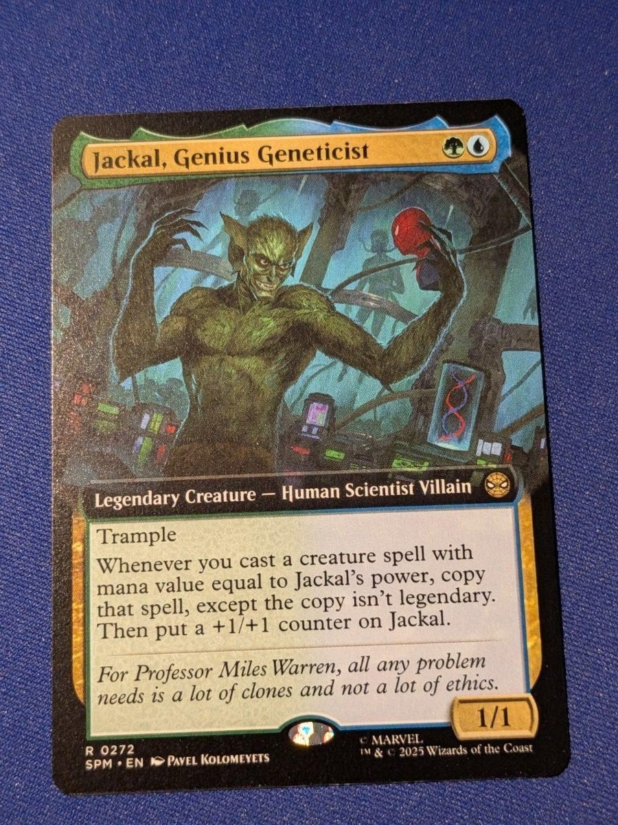 Jackal, Genius Genetist (Extended Art) Marvel's Spider-Man #272 quasi nuovo MTG