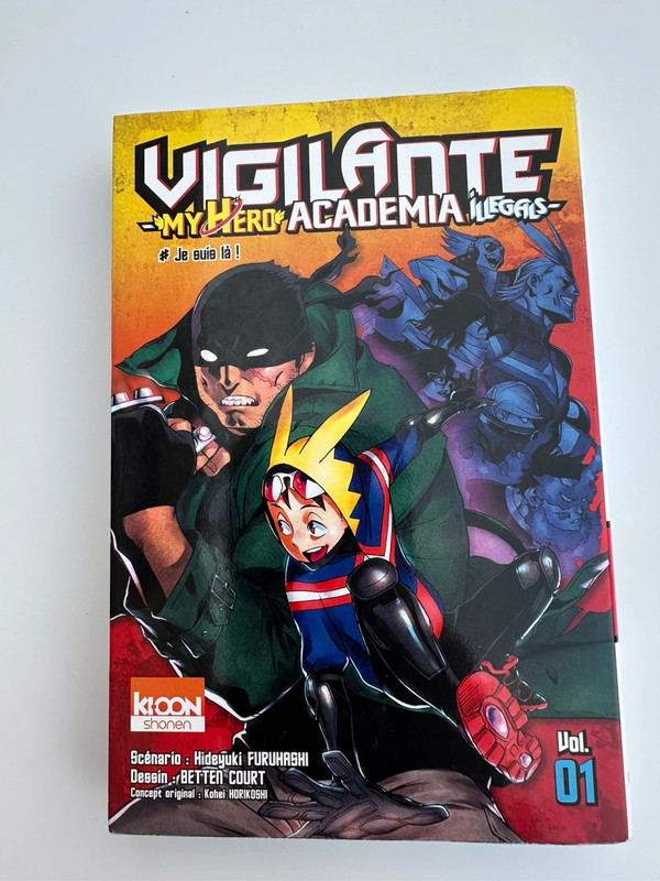 Livre manga vigilante