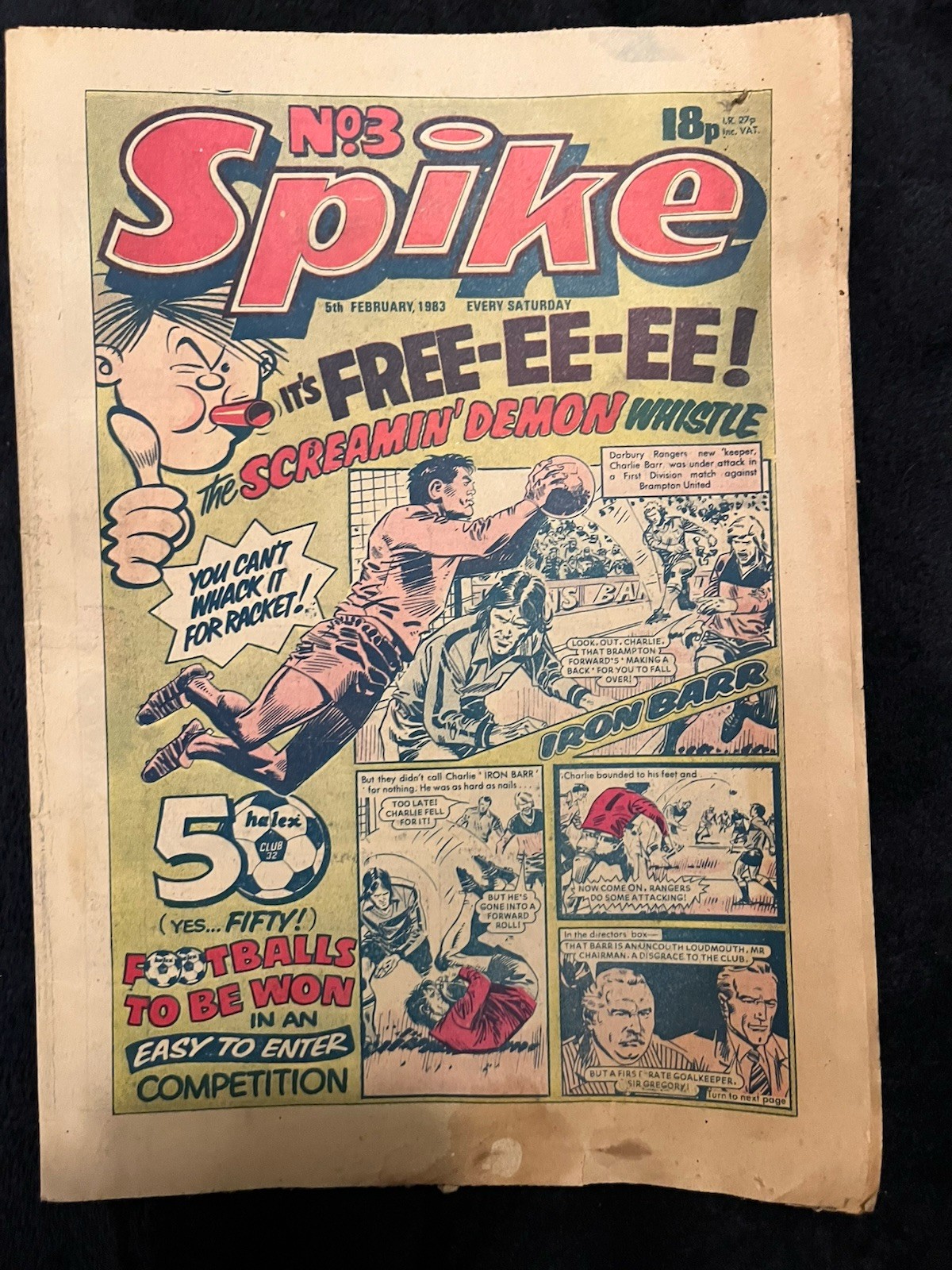 Spike Comic No# 3 February 5th 1983 FN