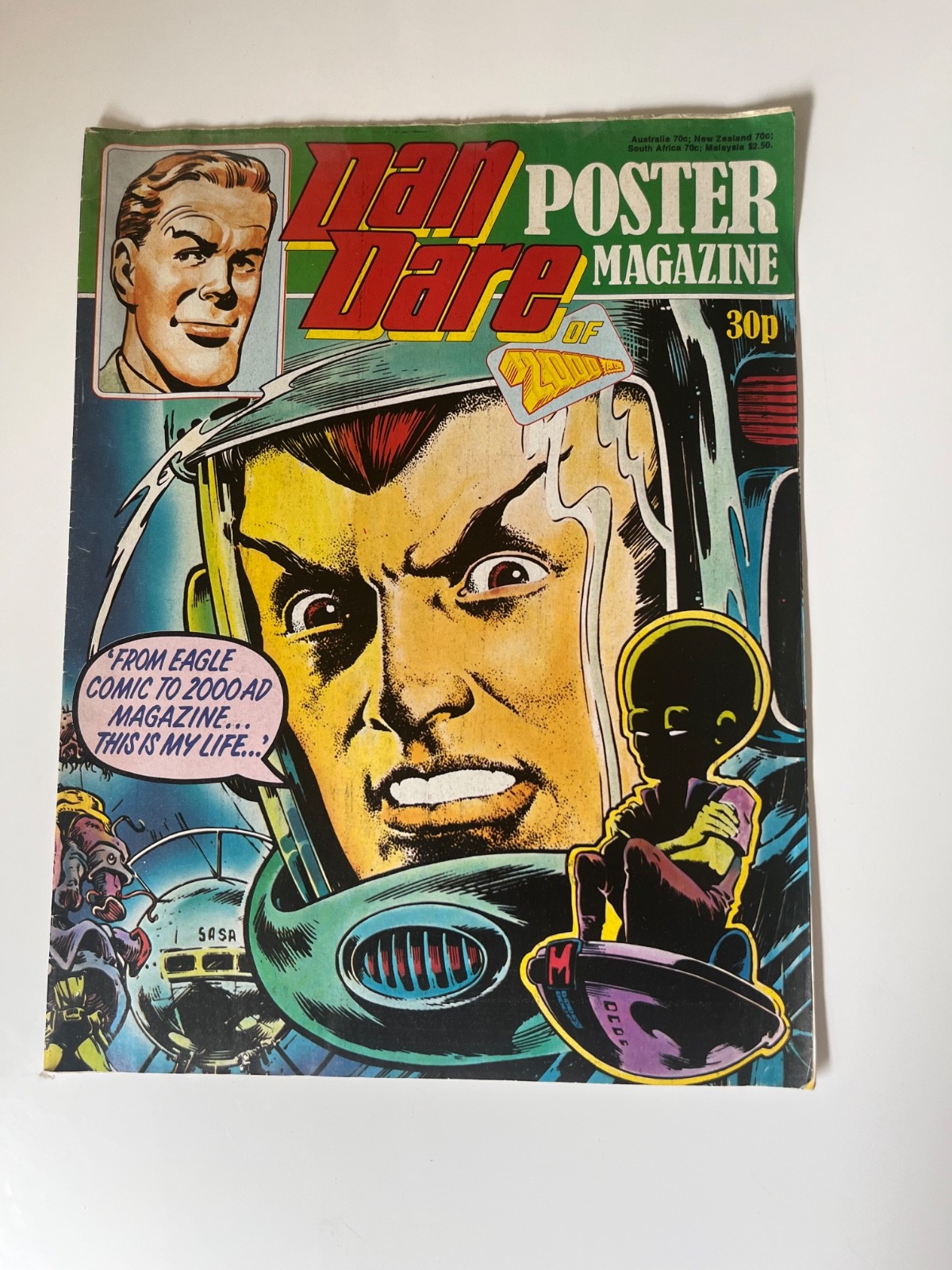 DAN DARE POSTER MAGAZINE  1977 2000AD
