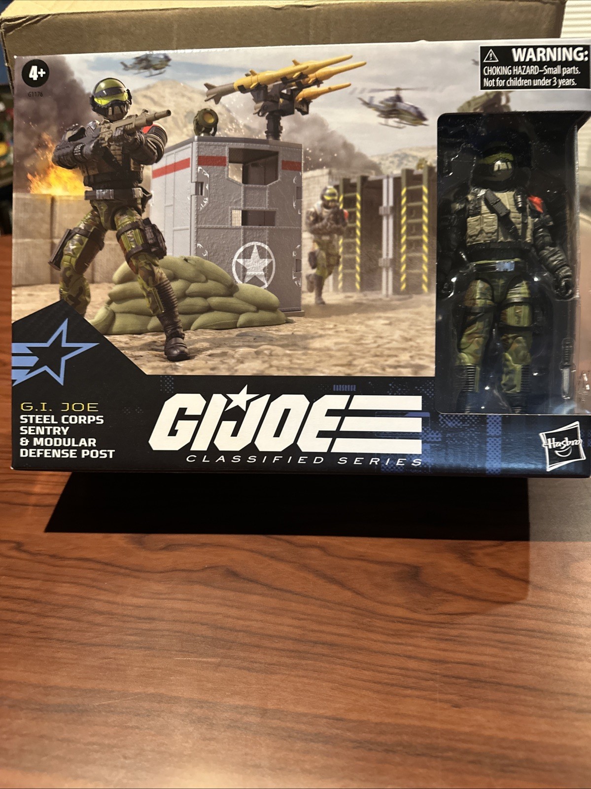 G.I. Joe Classified Series #175 Steel Corps Sentry & Modular Defense Post – NEW