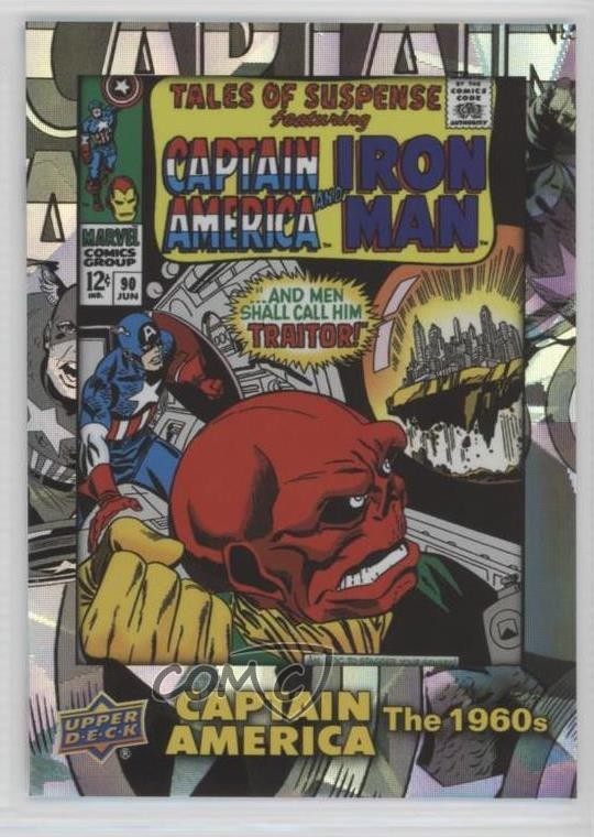 2016 Upper Deck Marvel 75th Anniversary White Foil 31/75 Captain America 1vq0