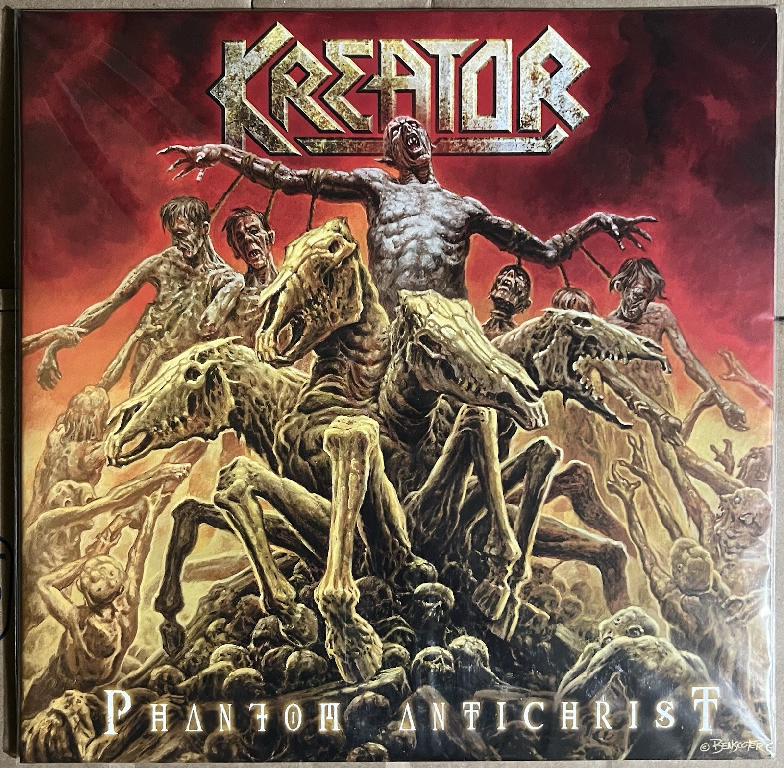 Kreator Phantom AntiChrist 2112 U.S. red/black splatter  L.E. Nm/Nm