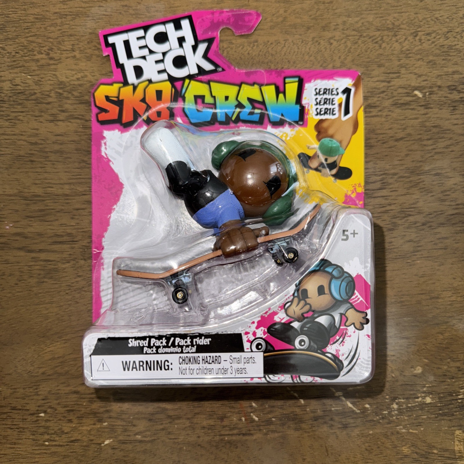 2024 [Spin Master] Tech Deck SK8 Crew - Confezione Shred Serie 1 - Cappello Viola$