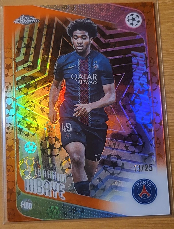 2025-26 Topps UCC Ibrahim Mbaye Future Stars PSG #158 /25