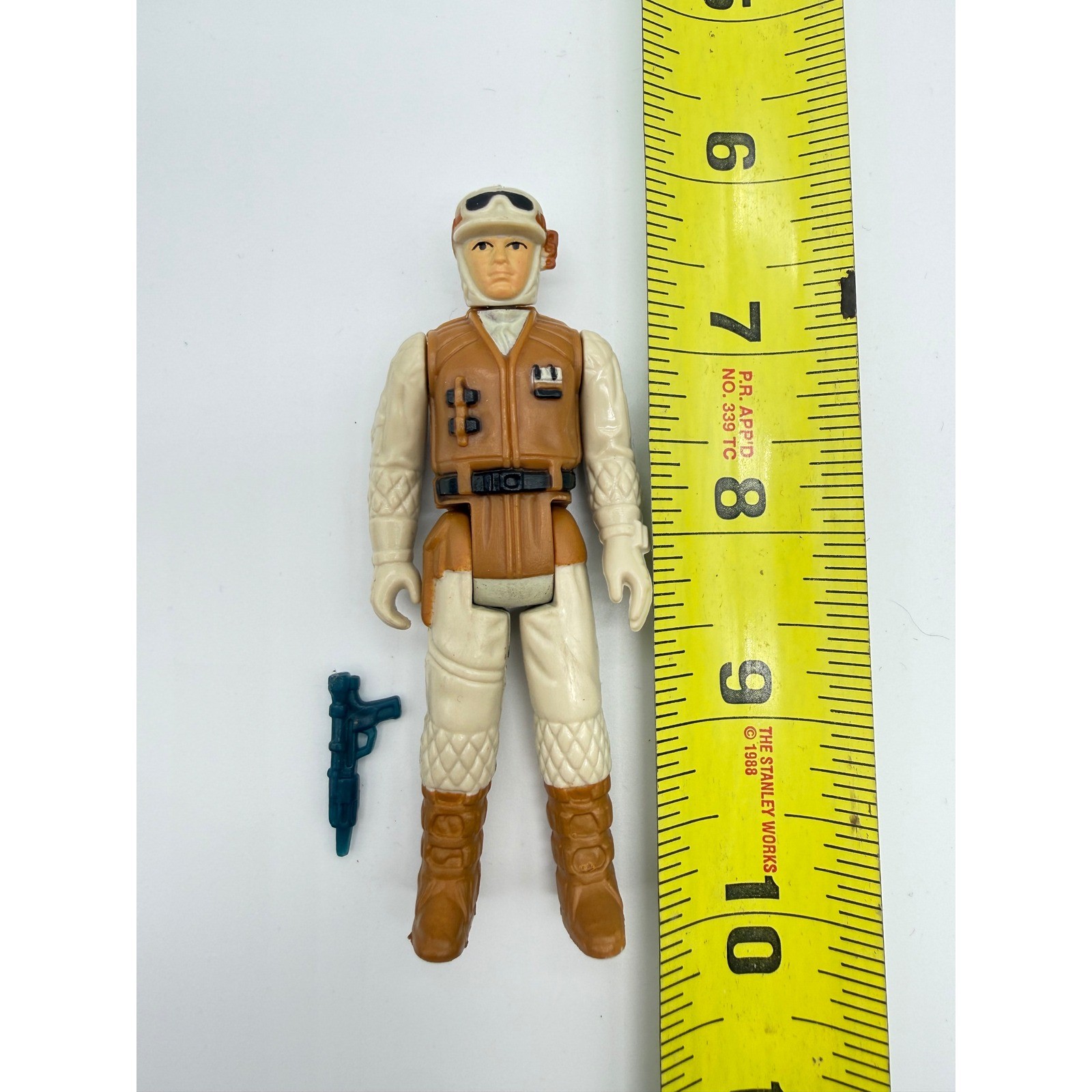 Vintage 1980 Kenner Star Wars Rebel Soldier Hoth Gear Action Figure with Blaster