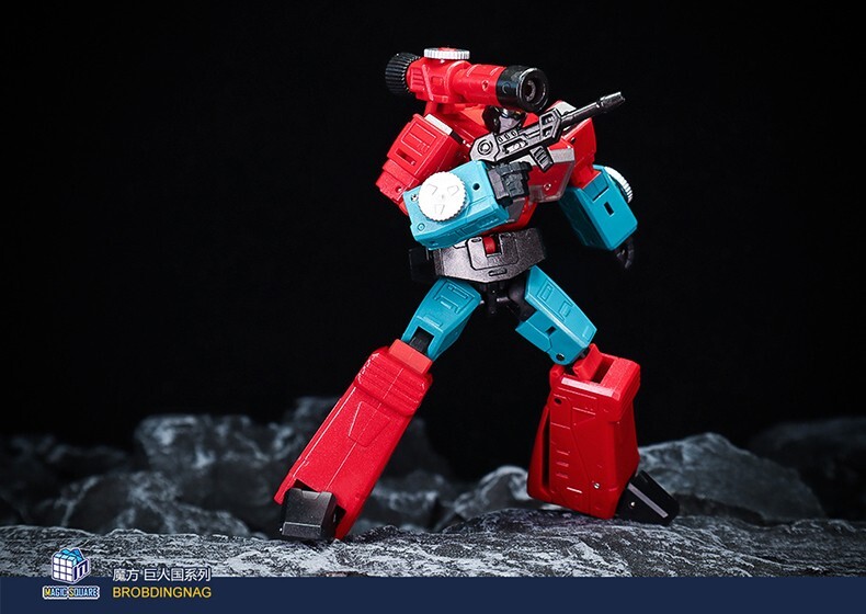 Magic Square MS-TOYS MS-B33 DEADLY Modellino Trasformazione Mini Robot 10cm