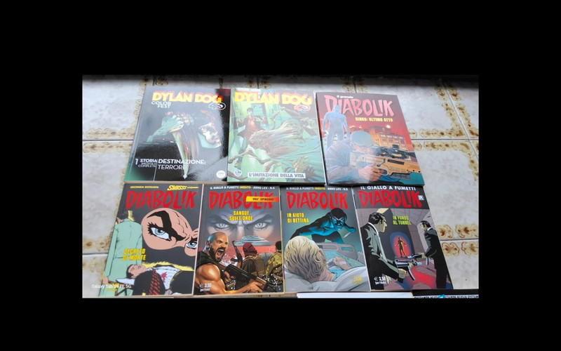 Fumetti Diabolik,Dylan Dog, Tex