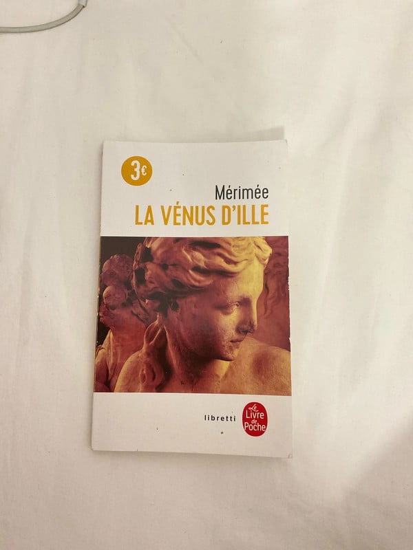 Livre La Vénus D’ille de Mérimée