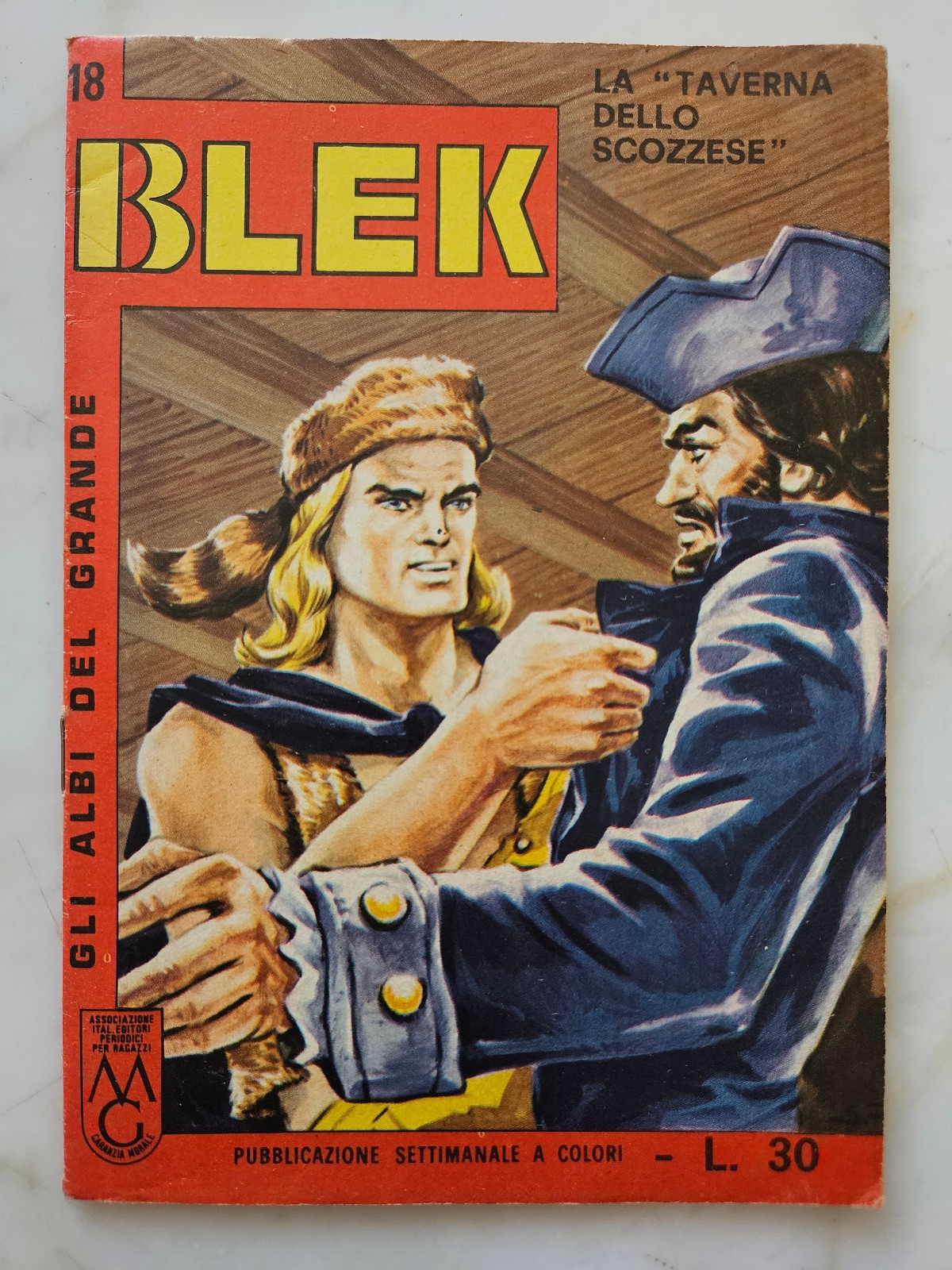 71) ALBI DEL GRANDE BLEK  n.   18   -  ed. Dardo 1963 -   ottimo/edicola