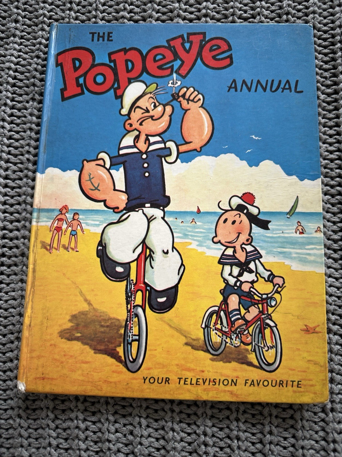 Vintage Rare The Popeye Annual George Cattermole Comic Hardback Book