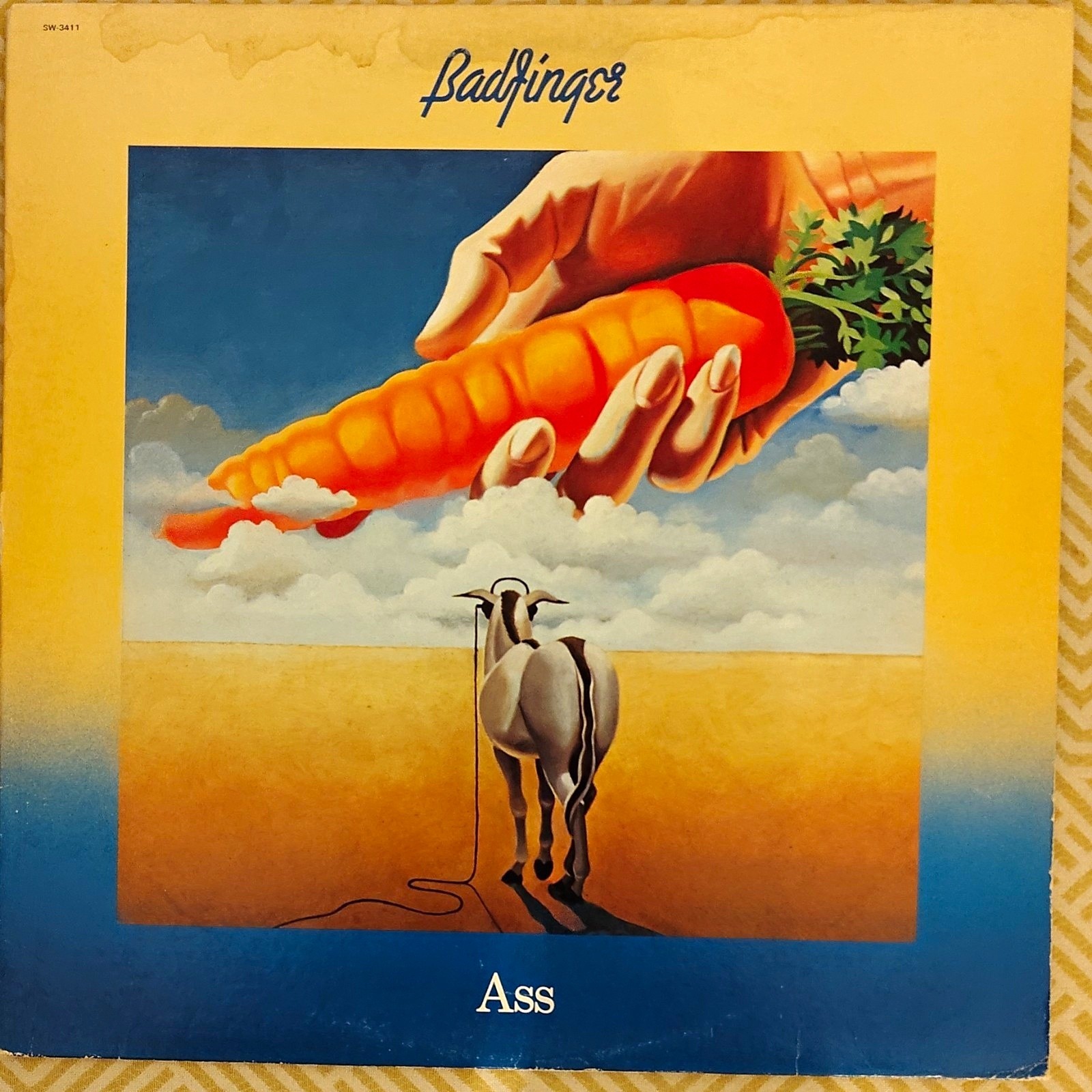 Badfinger Ass LP Vinyl Apple Records 1973 12" Stereo SW-3411